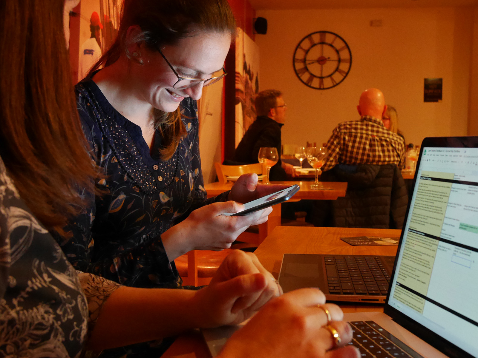 User testing session